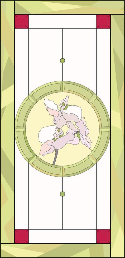 Toradh íomhá ar Tifany Window Pane Rectangular Design Pattern