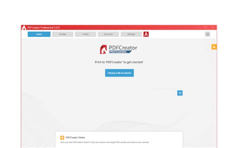 Toradh íomhá ar Tools. Create PDF