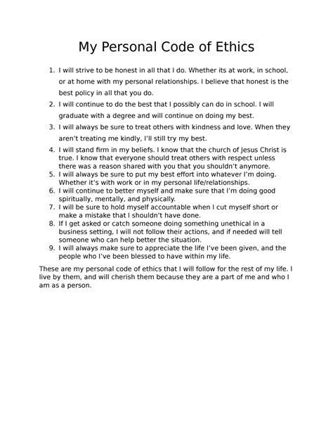 Personal Code of Conduct に対する画像結果