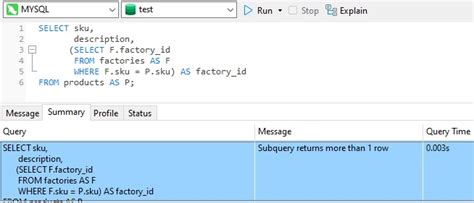 Image result for SQL Query Error