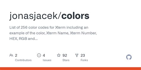 Image result for Xterm-Color Example