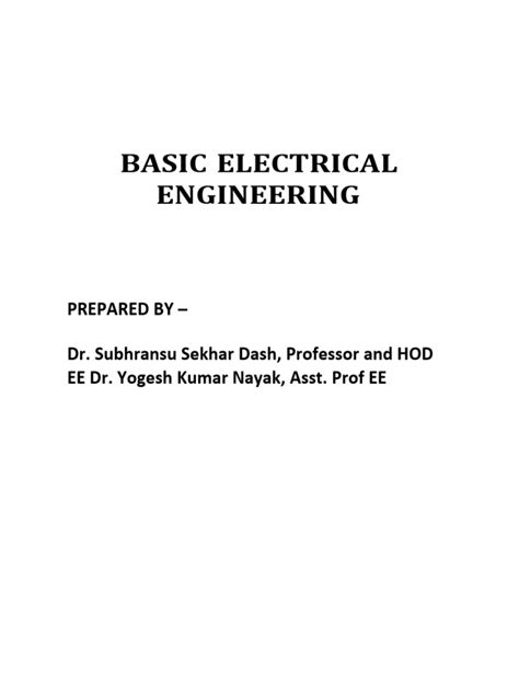Image result for Basic Electrical Engineering