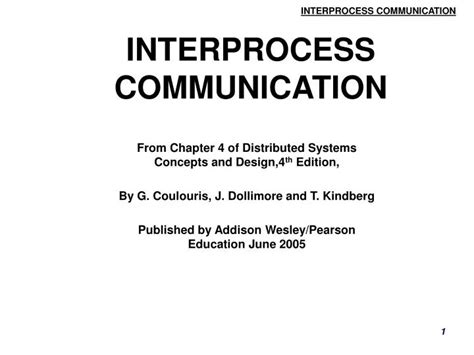 Image result for Interprocess Communication Figure