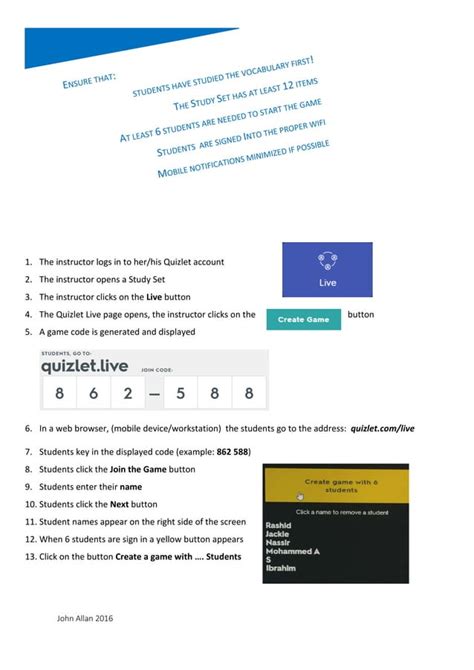 Toradh íomhá ar Quizlet Step by Step Instructions