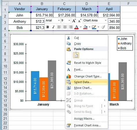Image result for Add Data Chart to Excel