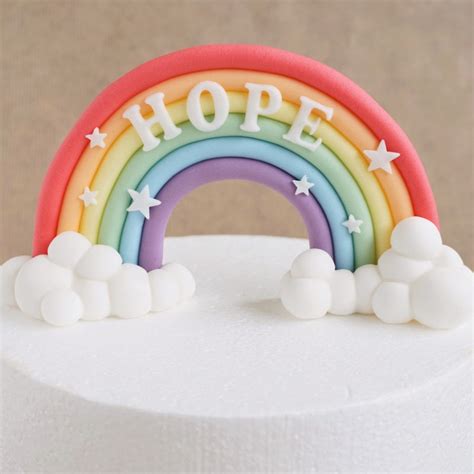 Toradh íomhá ar Fondant Rainbow