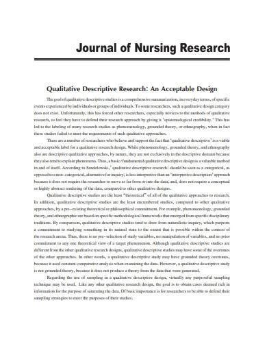 Image result for Descriptive Research Design Sample Thesis