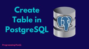 Afbeeldingsresultaten voor How to Create Table in PostgreSQL