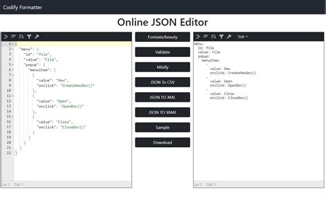 Image result for JSON Formatter Online JSON Editor