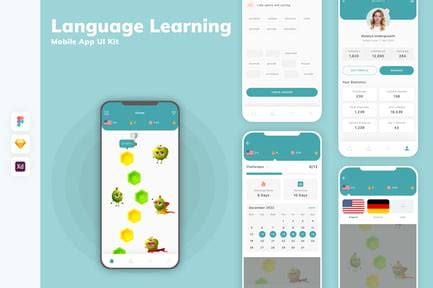 Image result for Language Learning Information UI
