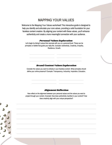 Image result for Identifying Core Values Worksheet