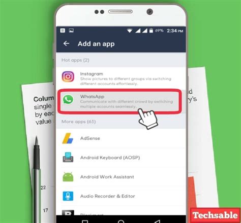 Image result for Install 2 Whatsapp Android