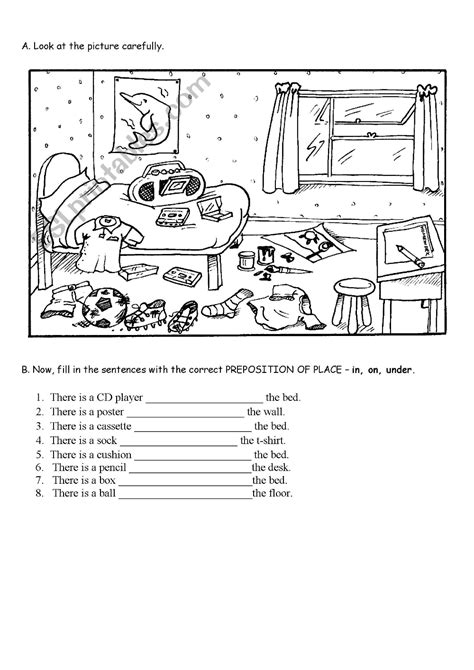 Identifying Prepositions Worksheet に対する画像結果