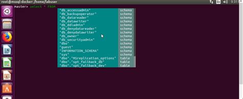 Linux SQL CLI に対する画像結果