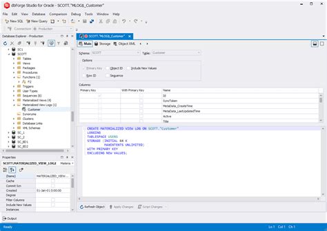Toradh íomhá ar Oracle Materialized View