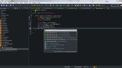 Image result for Jseparator Java
