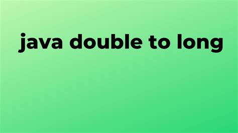 Toradh íomhá ar What Does Double Do In Java
