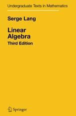 Image result for Linear Algebra PDF Springer