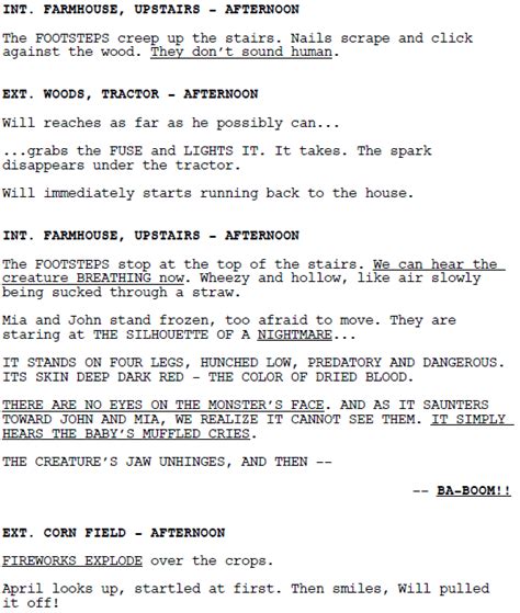 Image result for Action Line Script