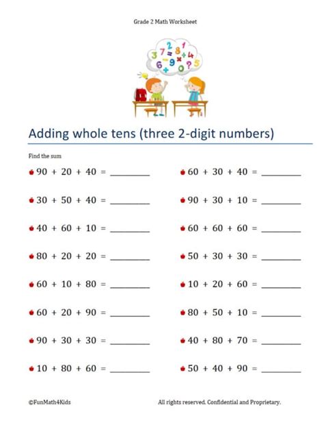 Toradh íomhá ar Problems On Addition of Whole Numbers Worksheet