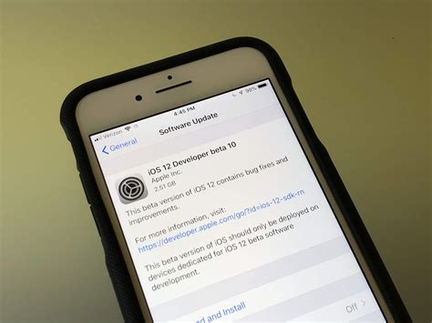 Image result for iOS 12 Beta Profile