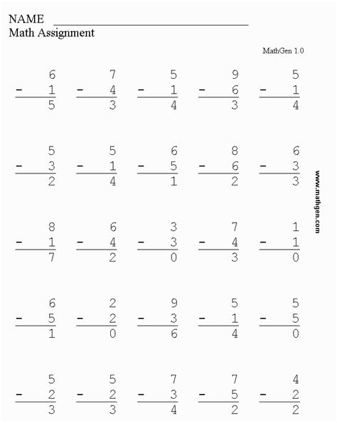 Math Answer Worksheet に対する画像結果