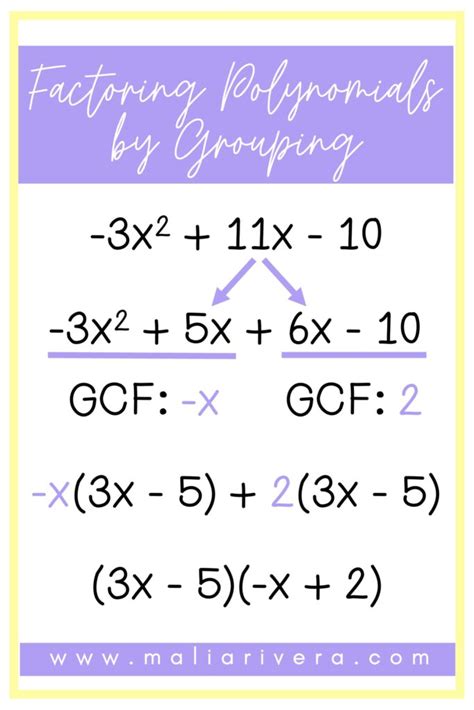 Image result for Factor Polynomials Example