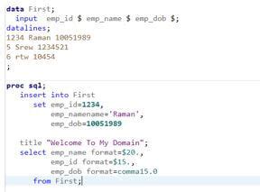 Toradh íomhá ar Translate Syntax in SAS