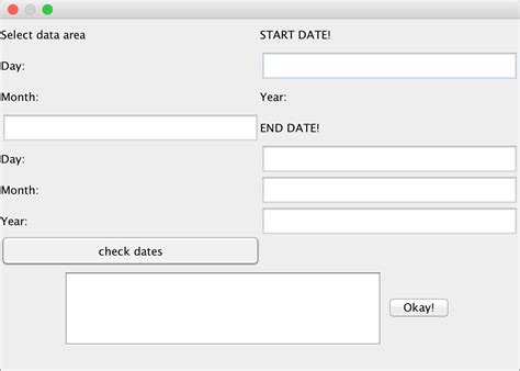 Java JFrame Layouts に対する画像結果