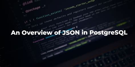 Afbeeldingsresultaten voor JSON PostgreSQL