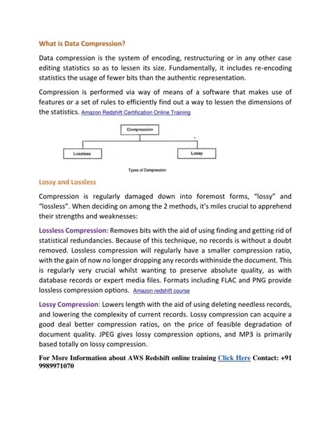 Data Compression Statements に対する画像結果