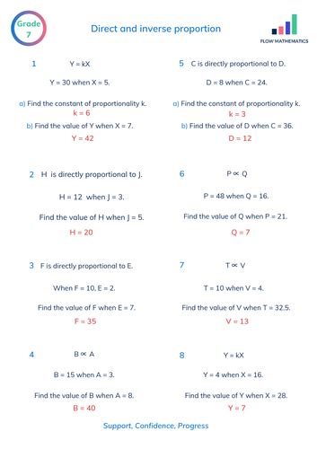 Image result for Direct and Inverse Proportion Beginner Questions