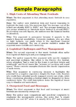 Image result for Argument Analysis Essay Example