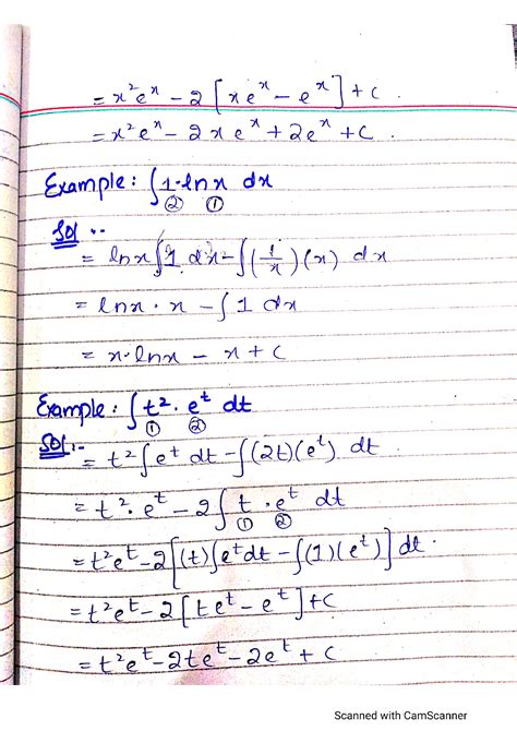 Image result for Integration Worksheet with Solutions