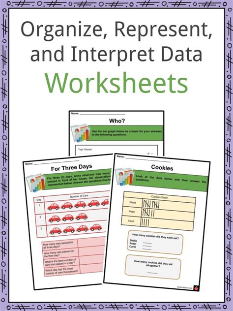 Representing Data Worksheet に対する画像結果