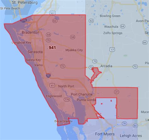 Image result for 941 Area Code