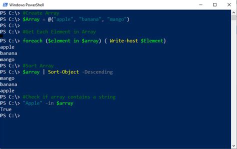 Image result for 2D Array Structure PowerShell