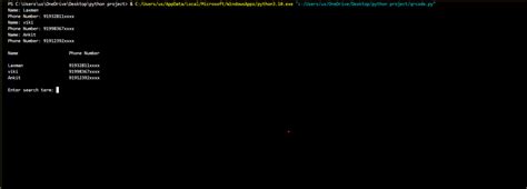Image result for Phone Book Dictionary Python