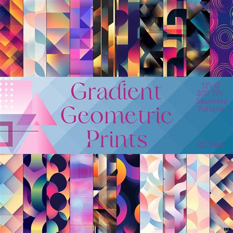 Gradient Geometri Pattern に対する画像結果