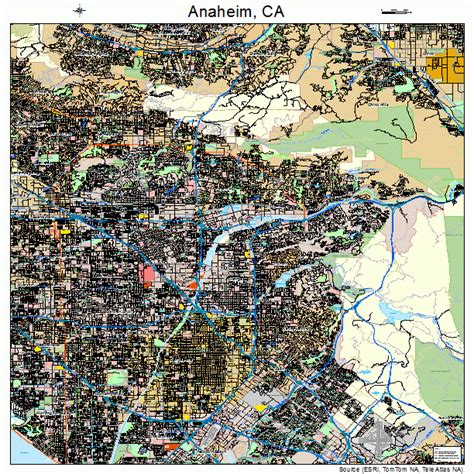 Image result for Anaheim California Map