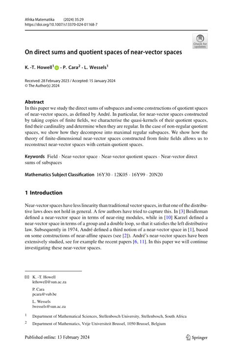 Image result for Operators On Direct Sum of Vector Spaces
