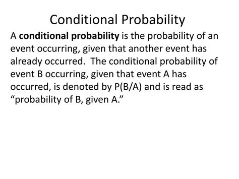 Image result for Conditional and Non Conditional Probability