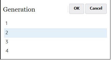 Toradh íomhá ar Report Generation Dialog Box