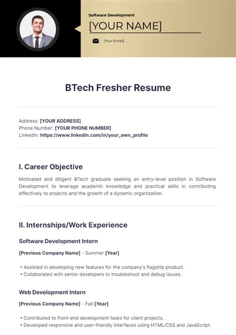Toradh íomhá ar How to Make Resume for Fresher Job