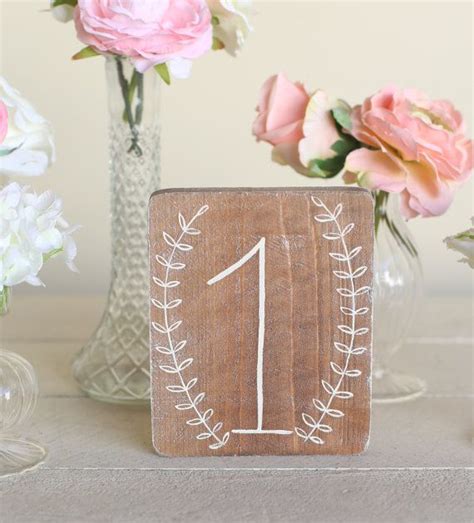 Image result for Rustic Table Numbers Frame