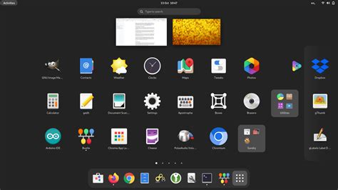 Linux Gnome 43 Desktop に対する画像結果