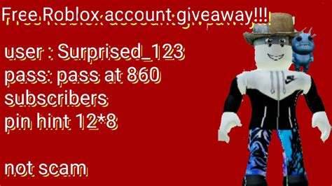 Toradh íomhá ar Free Robux Account