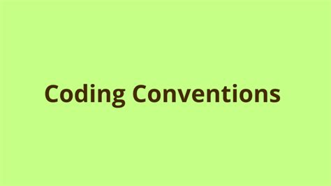 Image result for Contoh Coding Standar Convention