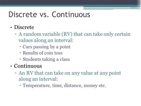 Toradh íomhá ar Difference Between Discrete and Continuous Random Variables