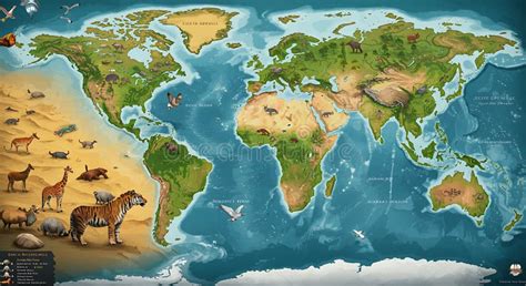 Toradh íomhá ar Map Land with Sea On the Edges